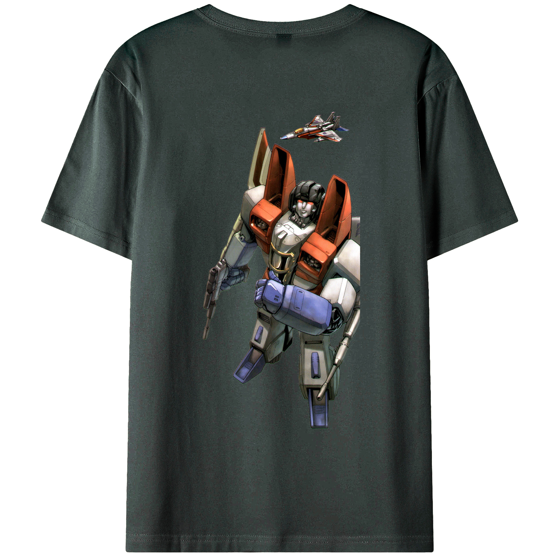 （画像用）  綿100％ メンズ半袖Tシャツ（バックプリント） 通気性